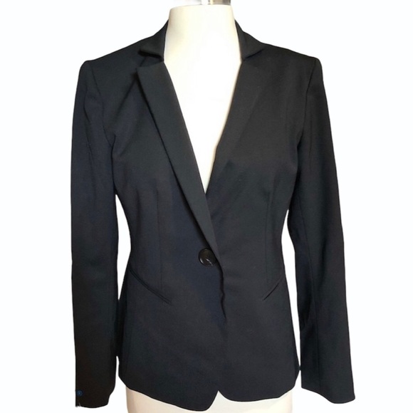 LAFAYETTE 148 Black Virgin Wool Blazer - Picture 1 of 7